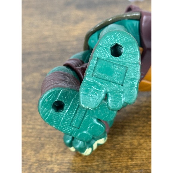 Vintage 2002 TMNT Raphael Action Figure Playmates Toys Red Bandana Ninja Turtle - Picture 6 of 7